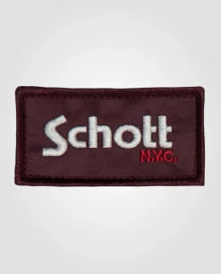 Badge Velcro CWU bordeaux foncé - BORDEAUX FONCÉ