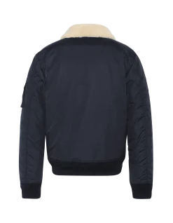 Blouson army bleu marine et beige - MARINE/BEIGE