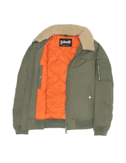 Blouson army sage et beige - SAGE/BEIGE