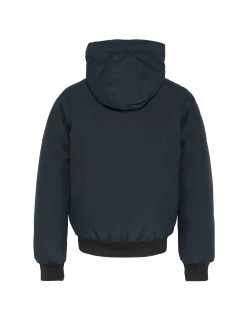 Blouson bleu marine à capuche - MARINE