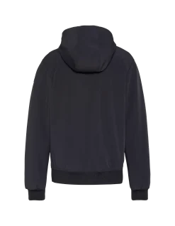 Blouson bleu marine foncé urban à capuche - MARINE FONCÉ