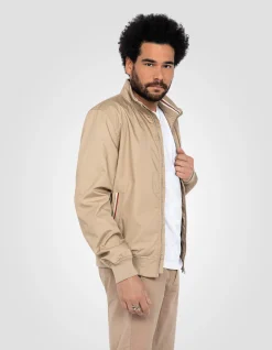 Blouson casual beige clair - BEIGE CLAIR