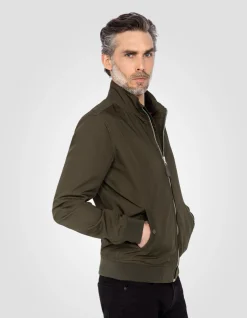 Blouson casual kaki foncé - KAKI FONCÉ