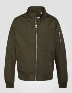 Blouson casual kaki foncé - KAKI FONCÉ