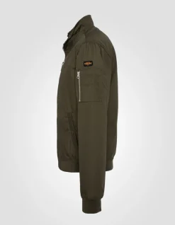 Blouson casual kaki foncé - KAKI FONCÉ
