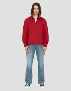 Blouson casual rouge foncé - ROUGE FONCÉ