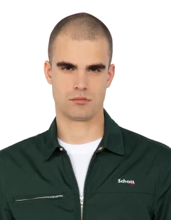 Blouson casual vert foncé - VERT FONCÉ