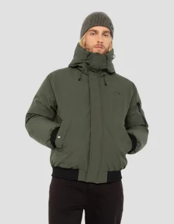 Blouson kaki à capuche - KAKI