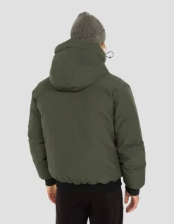 Blouson kaki à capuche - KAKI