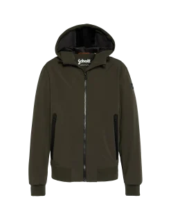 Blouson kaki urban à capuche - KAKI