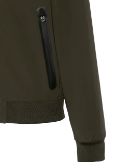 Blouson kaki urban à capuche - KAKI