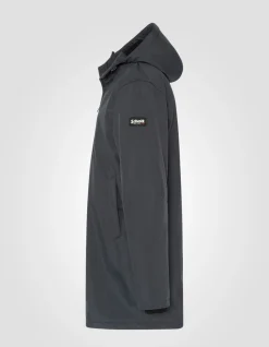 Blouson long urban déperlant anthracite - ANTHRACITE