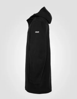Blouson long urban déperlant noir - NOIR