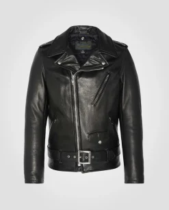 Blouson Perfecto® grainé noir One Star mythique USA, cuir de vachette - NOIR