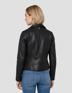 Blouson Perfecto® noir, cuir d'agneau - NOIR