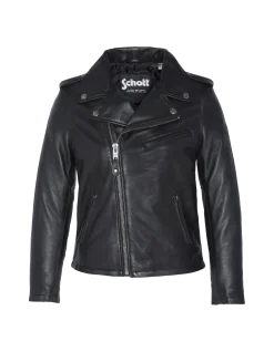 Blouson Perfecto® noir enfant, cuir d'agneau - NOIR