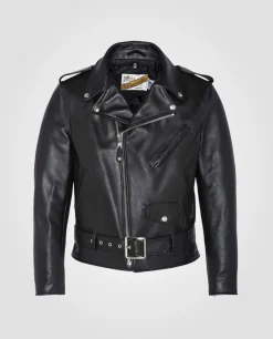 Blouson Perfecto® noir mythique USA, cuir de vachette - NOIR