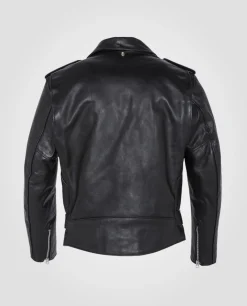 Blouson Perfecto® noir mythique USA, cuir de vachette souple - NOIR
