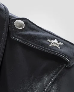 Blouson Perfecto® noir mythique USA, cuir de cheval