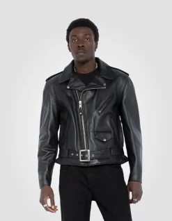 Blouson Perfecto® noir One Star mythique USA, cuir de vachette - NOIR