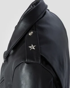 Blouson Perfecto® noir One Star mythique USA, cuir de vachette - NOIR