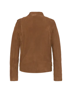 Blouson Perfecto® One Star caramel, chèvre velours - CARAMEL