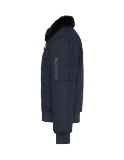 Blouson pilote bleu marine - MARINE