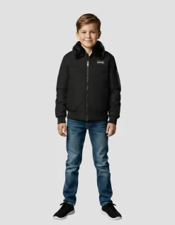 Blouson pilote noir enfant - NOIR