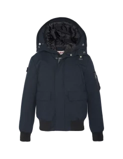 Blouson snorkel noir à capuche enfant - NOIR