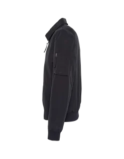 Blouson technique bleu marine col chemise - MARINE