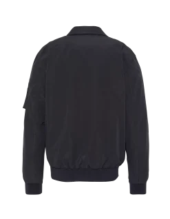 Blouson technique bleu marine col chemise - MARINE