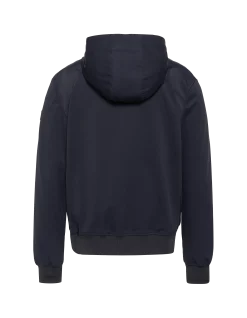 Blouson technique bleu marine à capuche - MARINE