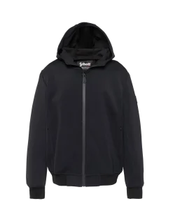 Blouson technique bleu marine à capuche enfant - MARINE