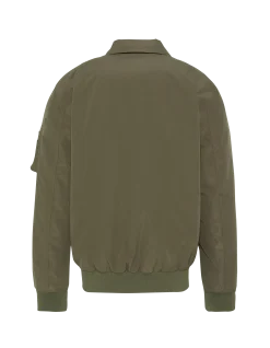 Blouson technique kaki col chemise - KAKI