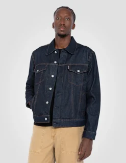 Blouson trucker en denim brut - DENIM BRUT