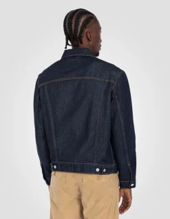 Blouson trucker en denim brut - DENIM BRUT