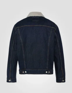 Blouson trucker en denim brut - DENIM BRUT