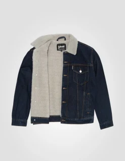 Blouson trucker en denim brut - DENIM BRUT