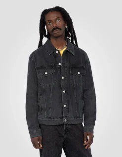 Blouson trucker gris - GRIS