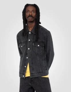 Blouson trucker gris - GRIS