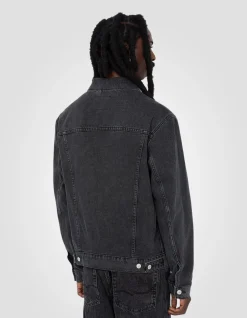 Blouson trucker gris - GRIS