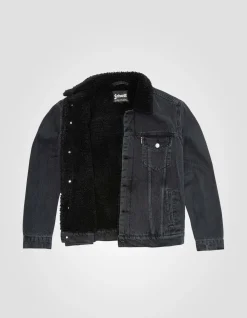 Blouson trucker gris - GRIS