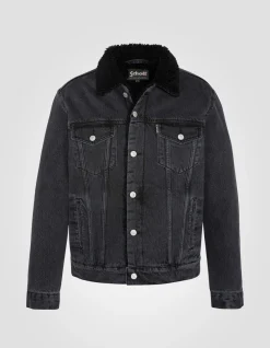 Blouson trucker gris - GRIS