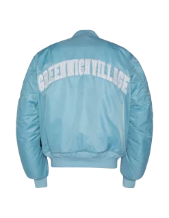 Blouson urban bleu ciel oversize - BLEU CIEL