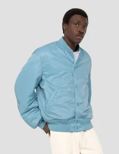 Blouson urban bleu ciel oversize - BLEU CIEL