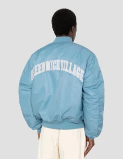 Blouson urban bleu ciel oversize - BLEU CIEL