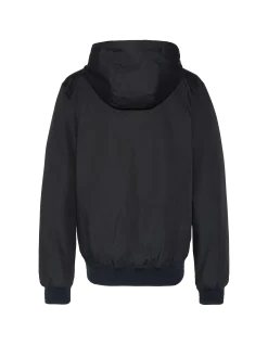 Blouson urban bleu marine à capuche déperlant - MARINE