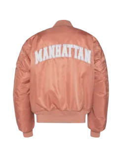 Blouson urban rose poudré oversize - ROSE POUDRÉ