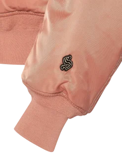 Blouson urban rose poudré oversize - ROSE POUDRÉ