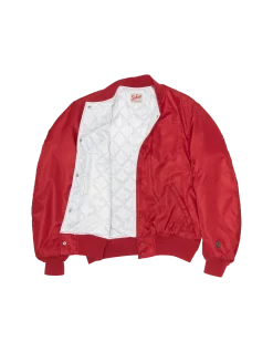 Blouson urban rouge foncé oversize - ROUGE FONCÉ